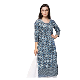 Buy Upto 70% Off On Women's Cotton Straight Kurta